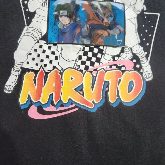 Anime Naruto T-Shirt Holograph Image Changing Youth XL 14-16 Rare - Picture 11 of 16